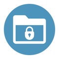 folder security Isolated Vector icon which can easily modify or edit Royalty Free Stock Photo