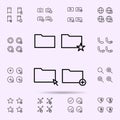 folder, star, plus, touch sign icon. web icons universal set for web and mobile