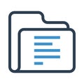 Folder Text align icon