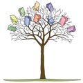 Folder tree Royalty Free Stock Photo