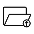 Uploading Folder Icon Perfect for Cloud Uploads
