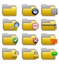 Folders Set - Security Applications Folders 06 Royalty Free Stock Photo