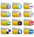 Folders Set - Social Net Application Folders 05