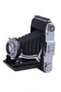 Folding bellows camera, isolated