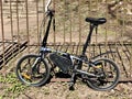 Folding Bicycle Locked