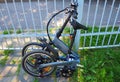 Folding bike for the city. City Bike Type with Folding frame