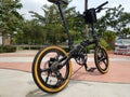 Folding bike hazy