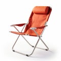 High Quality Orange Folding Chair With Cupholder