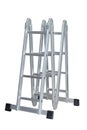 Folding Ladder In the open position on white background. convenient ladders ,Light weight, these ladders fold into a compact bundl