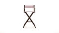 Folding leisure chair, director's chair. Furniture design element, isolated object on white background.