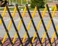 Folding security fence