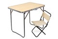 Folding table and chair