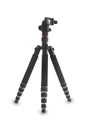 Folding tripod for camera and video camera Royalty Free Stock Photo