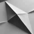 Folds intersect to form triangular shapes enhancing the visual Royalty Free Stock Photo