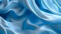 Folds of sky blue silk fabric texture as abstract background wallpaper Royalty Free Stock Photo