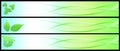 Foliage banner set (01 Royalty Free Stock Photo
