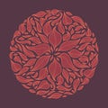 Medallion of Leaves: Formafolius Circle 012