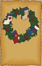 Folk Art Christmas Card