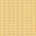 Folk Art Heart Weave Stripes Texture Seamless Vector Pattern. Natural Boho Royalty Free Stock Photo