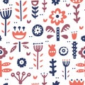 Folk Art Pattern Royalty Free Stock Photo