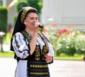 Artists at Novaci Romania in national pastoral costumes 19