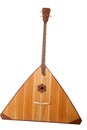 Folk bass instrument balalaika