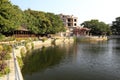 Folk belief place by the pond