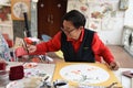 The folk craftsman who is making Chinese fans