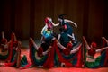 A bride-Axi jump-Yi folk dance
