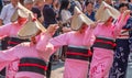 Folk Dancers, Shitamachi Tanabata Matsuri, Kappabashi Street, Tokyo, Japan. Royalty Free Stock Photo