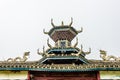 Folk decorative roof Royalty Free Stock Photo