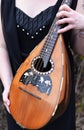 Folk mandolin Royalty Free Stock Photo