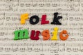 Folk music rock roll concert band musician entertainment Royalty Free Stock Photo