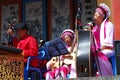 Folk music in southwest china Royalty Free Stock Photo