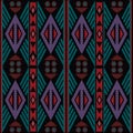 Folk ornament, national pattern, ethnic embroidery, ornamental texture, traditional geometric motives of the tribes of the