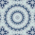 Folk ornamental textile seamless kaleidoscopic pattern background