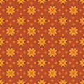 Folk ornamental textile seamless pattern