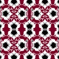 Folk Ornate Seamless Pattern