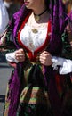 Folk of Sardinia - costume of Bitti Royalty Free Stock Photo