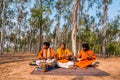 Folk song performance by Baul singers Royalty Free Stock Photo