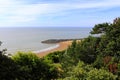 Folkestone Beach scenic view Kent UK Royalty Free Stock Photo