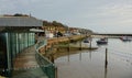 View of Folkestone harbour, Kent, UK
