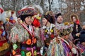 Folklore collective performs Malanka songs during ethnic festival of Christmas Carols,Ukraine