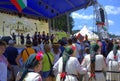 Folklore Festival scene-Rozhen Bulgaria Royalty Free Stock Photo