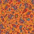 Folkloric seamless pattern