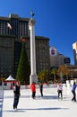 Outdoor skating rink, San Francisco