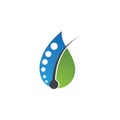 Follicle Hair treatment logo vector icon
