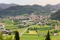 Follina Village in the Prosecco Wine Region