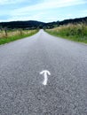 Follow the arrow Royalty Free Stock Photo