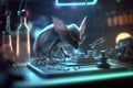 Scientist Bat Explores Biology Lab in Stunning 32k Super-Resolution with Unreal Engine and Advanced Lighting Effects